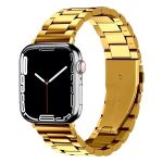 Bracelete Metálica Apple Watch Tamanho: 42/44/45mm Gold - IS210288