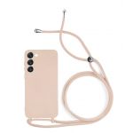 Capa para Samsung Galaxy S23 Plus Silky Creme com Cordão