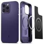 Capa para iPhone 14 Pro Max Spigen Mag Armor Purple