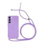 Capa para Samsung Galaxy S23 Plus Silky Lilás com Cordão