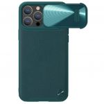 Capa Nillkin CamShield Pele iPhone 14 Pro Max Proteção Camera Verde - 6902048249769