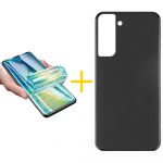 Skyhe Pack 1x Película de Hidrogel + Capa Skyhe Samsung Galaxy S23 Plus 5G Silicone Liso Black - 8434010387677