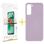 Skyhe Pack 1x Película de Vidro Temperado 2.5D + Capa Skyhe Samsung Galaxy S23 Plus 5G Silicone Líquido Purple - 8434010386632