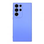 Capa Silicone Gel Samsung Galaxy S23 Ultra Azul com Protetor de Câmera 3d