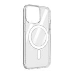 Avizar Capa para Magsafe para iPhone 14 Pro Max Círculo Magnético Rígida Transparente - TPCRYS-MS-CL-14X