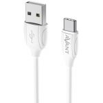 AVANT Cabo Fast Charge USB Macho - USB Type-C Macho Branco (1 metro) - AV1163