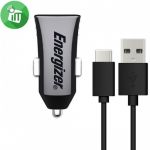 Energizer Hightech Car Charger 2.4A 2 usb With Usb-c Cable (1M) - 9979