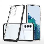 Hurtel Clear 3in1 Case para Samsung Galaxy S23+ Silicone Cover With Frame Black