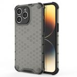 Hurtel Honeycomb Case para iphone 14 Pro Max Armored Hybrid Cover Black