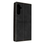 Avizar Capa para Samsung Galaxy A34 5G Carteira Suporte Aba Magnética Preto - FOLIO-SMOKED-BK-A346