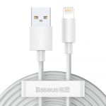 Baseus Kit De 2 Cabos De Dados USB-C Para Lightning 2.4A 1,5 M U0827
