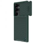 Nillkin Textured S Case para Samsung Galaxy S23 Ultra Armored Cover With Camera Cover Green