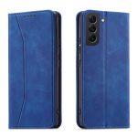 Hurtel Magnet Fancy Case para Samsung Galaxy S23 Ultra Cover With Flip Wallet Stand Blue