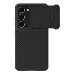 Nillkin Synthetic Fiber S Case para Samsung Galaxy S23+ Cover Camera Cover Black