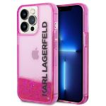Karl Lagerfeld KLHCP14XLCKVF iphone 14 Pro Max 6.7 "pink / Pink Hardcase Liquid Glitter Elong