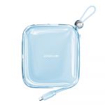 Powerbank Joyroom 10000mAh Jelly Series 22.5W With Built-in Lightning Cable Blue (JR-L003)