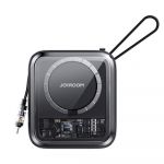 Powerbank Joyroom Induction 10000mAh Icy Series 22.5W With Built-in Lightning Cable Black (JR-L007)