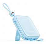 Powerbank Joyroom With usb C And Lightning Cables And Stand Cutie Series 10000mAh 22.5W Blue (JR-L008)