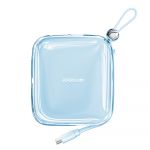 Powerbank Joyroom 10000mAh Jelly Series 22.5W With Built-in usb C Cable Blue (JR-L002)
