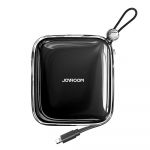 Powerbank Joyroom 10000mAh Jelly Series 22.5W With Built-in Lightning Cable Black (JR-L003)