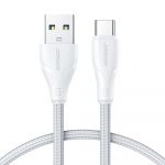 Joyroom usb Cable usb C 3A Surpass Series for Fast Charging And Data Transfer 1.2 M White (S-UC027A11)