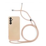 Capa para Samsung Galaxy A34 5G Silky Creme com Cordão