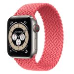 Bracelete Braided Solo Nylonsense para Apple Watch Se (2022) - 44mm (Pulso:182-197mm) - Rosa