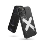 Capa Silicone iPhone 12/12 Pro Pro Onyx Design X Black