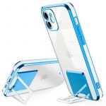 Capa Metal-bumper iphone 13 Pro Max com Suporte (azul) - 66765