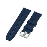 Pulseira Universal Silicone Rut 20mm para Smartwatch Xiaomi/amazfit/samsung/huawei/realme/ticwatch (azul Escuro) - 58186
