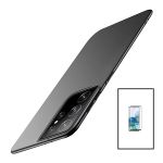 Kit Película de Vidro Temperado 5D Full Cover Curved + Capa Slimshield para Samsung Galaxy Galaxy S23 Ultra - Black