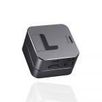 Joyroom Multifunctional Hub usb Type C usb 3.0 / RJ45 / Hdmi / usb Type C / Thunderbolt para Macbook Pro Gray (S-H121 Gray)