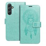 Capa para Samsung Galaxy A54 5G Flip Caça Sonhos Verde com Apoio e Slot Cartões