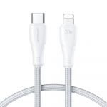 Joyroom usb C Lightning 20W Surpass Series Cable para Fast Charging And Data Transfer 0.25 M White (S-CL020A11)
