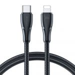 Joyroom usb C Lightning 20W Surpass Series Cable para Fast Charging And Data Transfer 2 M Black (S-CL020A11)