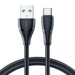 Joyroom usb usb C 3A Cable Surpass Series para Fast Charging And Data Transfer 2 M Black (S-UC027A11)