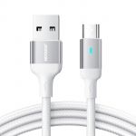 Joyroom usb Cable Micro usb 2.4A para Fast Charging And Data Transfer 1.2 M White (S-UM018A10)
