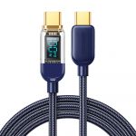 Joyroom usb C usb C 100W Cable para Fast Charging And Data Transfer 1.2 M Blue (S-CC100A4)