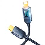 Joyroom usb C Lightning 20W Cable With Charging Power Display 1.2 M Black (S-CL020A4)