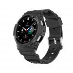Antiimpacto! Capa com Bracelete Rugged para Samsung Galaxy Watch 4 40mm Preto