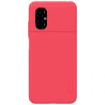 Nillkin Capa Borracha Frosted para Xiaomi Poco M4 5G Red