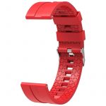 Pulseira Universal Silicone 22mm Vermelha para Smartwatch Xiaomi/amazfit/samsung/huawei/realme/ticwatch - 76447