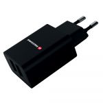 Swissten - Travel Charger Smart IC 2.1A 2xUSB (black)