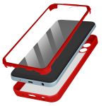Avizar Capa para Xiaomi Redmi A1 e A2 Plexiglas e Polímero Vermelho Contorno Frontal - BACK-180-RD-RDMA1