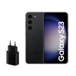 Samsung Galaxy S23 8GB/128GB/ 6.1" Preto + Carregador 25W