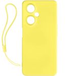 Avizar Capa para Oneplus Nord Ce 3 Lite 5G Silicone Soft Touch Anti-manchas Amarelo - TPU-MAT-YL-CE3L