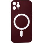 Avizar Capa Magsafe para iPhone 11 Pro Soft Touch Mate Bordas Elevadas Bordeaux - BACK-MAGAX-PP-11PR