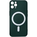 Avizar Capa Magsafe para iPhone 11 Pro Soft Touch Mate Bordas Elevadas Verde Escuro - BACK-MAGAX-GN-11PR