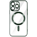 Avizar Capa Magsafe para iPhone 14 Pro Max Silicone Proteção Câmara Verde - BACK-KROMAG-GN-14X