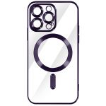 Avizar Capa Magsafe para iPhone 14 Pro Max Silicone Proteção Câmara Violeta - BACK-KROMAG-PP-14X